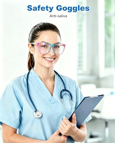 Safety Glasses Goggles for Women Girls Anti Fog Protective Eyewear Glasses