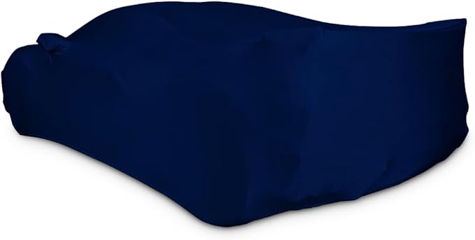 SR1 Performance USA Ultraguard Corvette Car Cover Custom Fit for C8 Corvette (2020-2026) – Indoor Stretch Satin Dust Protection, Soft Breathable Snug Fit (Dark Blue)