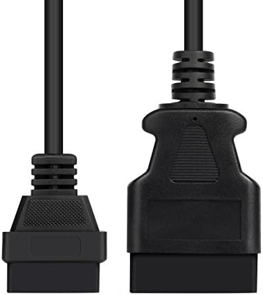 FOXWELL OBD2 OBD II 16Pin Male to Female Diagnostic Extension Convert Cable Adapter 1m/ 39inch