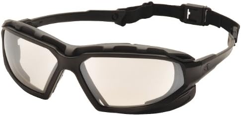 Pyramex Safety Highlander XP Eyewear, Frame/Indoor-Outdoor Mirror Anti-Fog Lens
