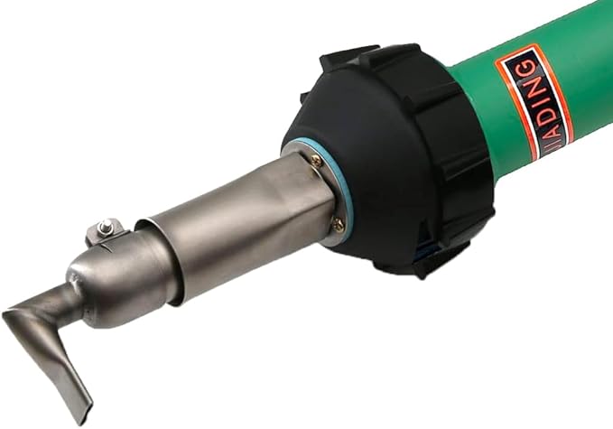 110V 1600W JIADING Professional Hot Air Plastic Welder Hot Air Torch Plastic PVC Welding Gun Welder with Speed Nozzle Roller Heat Element
