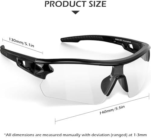OXG 6 Pack Safety Glasses for Men Women, ANSI Z87.1 Protective Eyewear