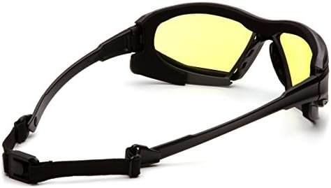 Pyramex Safety Highlander XP Eyewear, Frame/Indoor-Outdoor Mirror Anti-Fog Lens