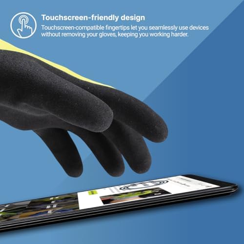 HexArmor Cold Weather Helix Series Gloves | Cut and Puncture Resistant | High-Dexterity | Touchscreen Capable
