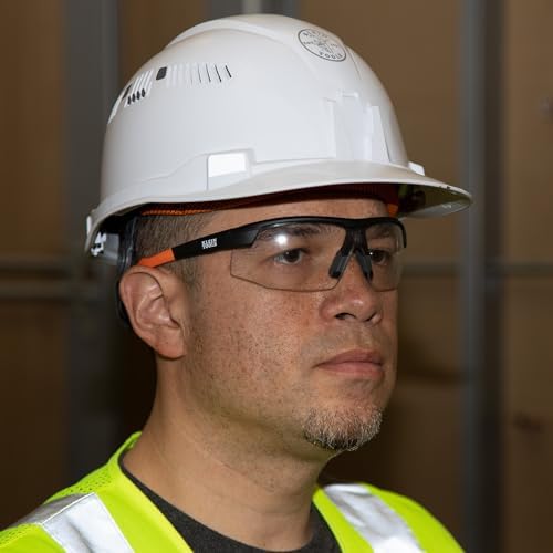 KLEIN TOOLS 60171 Semi Frame Safety Glasses, Clear Lens, 2-Pack