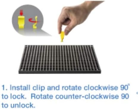 Organizer Genie ® - One Yellow Pegboard to organize your Sockets, Wrenches, Pliers, Screwdrivers, Bits and All Other Tools