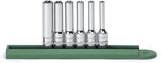 GEARWRENCH 6 Pc. 1/4" Drive Deep External Torx Socket Set - 80322