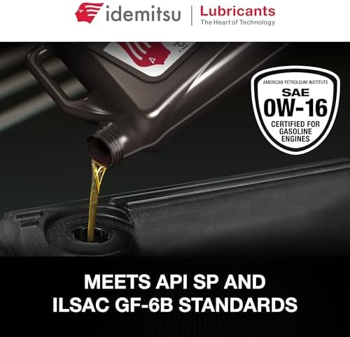 Idemitsu IFG7 0W-16 SP/GF-6B Full Synthetic Motor Oil – 5 Qt, Case of 4