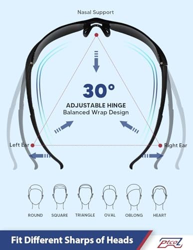 Safety Glasses 12 Pack Smoke Tinted: ANSI Z87.1 Certified Anti-Scratch Polycarbonate Lens UV Protection for & Cycling, Woodworking Lightweight Sofety Nose Pad Unisex