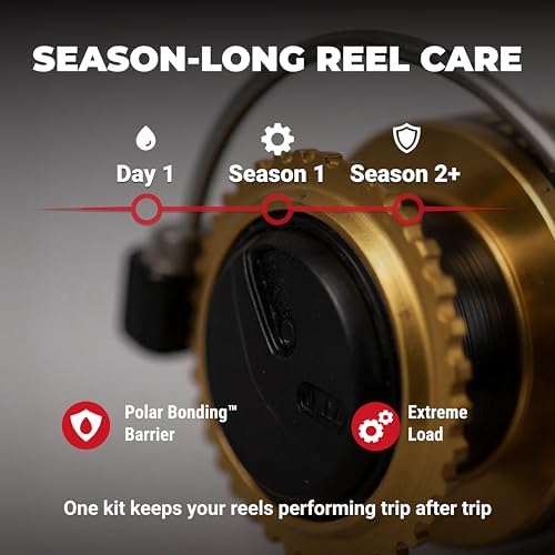 ReelX Fishin' Kit Combo, Marine-Grade Corrosion-Resistant Reel Oil and Grease Set with Precision Applicators for Bearings, Spinning, Baitcasting, Spincast, Fly, Trolling and Electric Reels, 1 oz Each