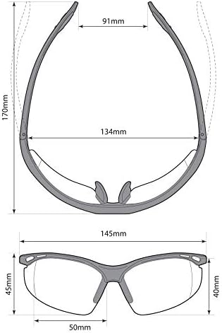 voltX CONSTRUCTOR Clear Full Lens Reading Safety Glasses +2.0 Dioptre
