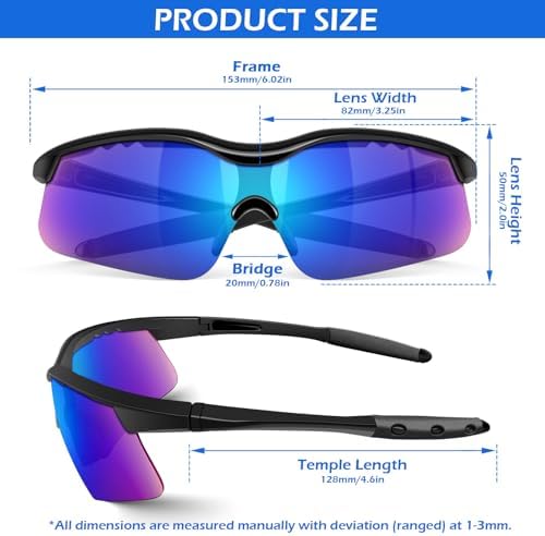 OXG Safety Glasses for Men Women, ANSI Z87 UV Protection Protective Eyewear