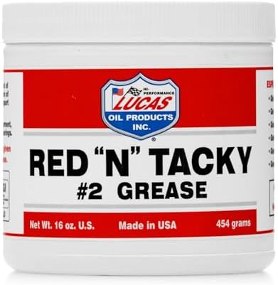 Lucas Oil 10574 RED"N"TACKY GREASE 1/LB TUB