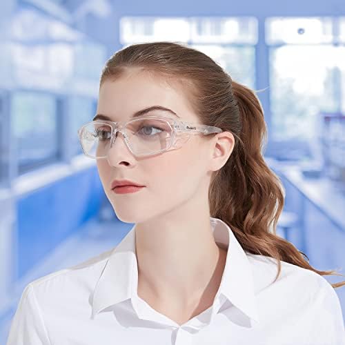 ProtectX Classic Safety Glasses, Anti-Fog Scratch Resistant Lenses