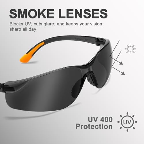 ProtectX Safety Glasses for Men & Women, Safety Sunglasses