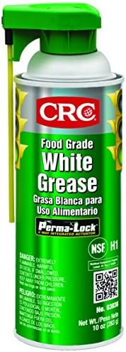 CRC Food Grade White Grease, 10 Wt Oz, (Pack of 12), 03038CS