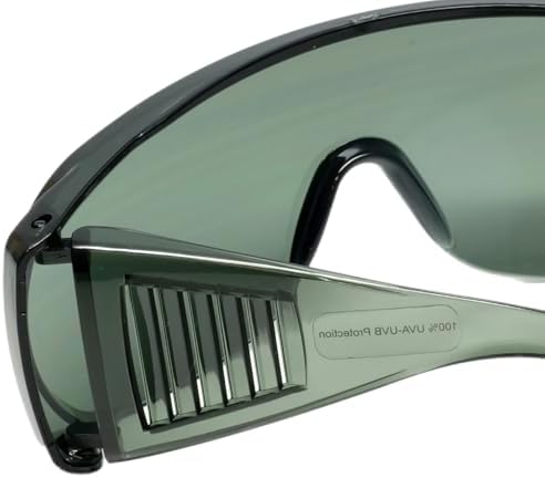 Calabria Fit Over Safety Glasses | Polarized Sunglasses Over Glasses | Wrap Around Anti-Fog | Scratch Resistant | Unisex