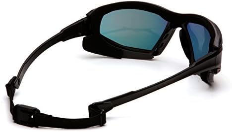 Pyramex Safety Highlander XP Eyewear, Frame/Indoor-Outdoor Mirror Anti-Fog Lens