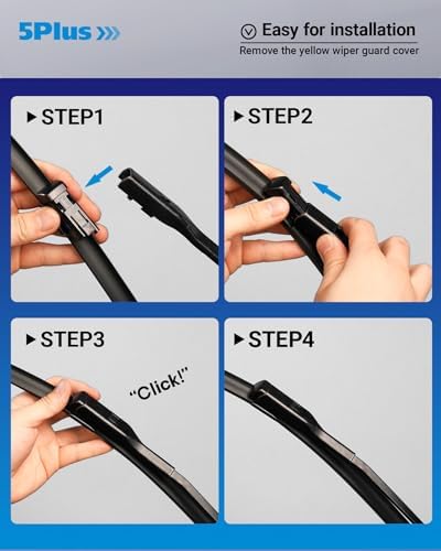 5 PLUS Custom-Fit Wipers fits 2022-2024 Ford Maverick Wiper Blades