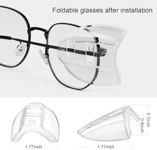 2/4/6/10 Pairs Safety Glasses Side Shields for Eye Protection (6)