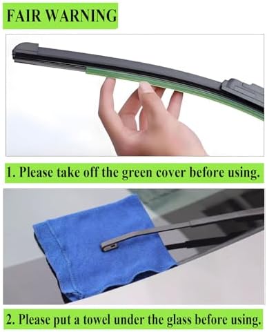 3 Wipers Replacement for 2014-2022 Mini Cooper F55 F56, 2007-2012 R56