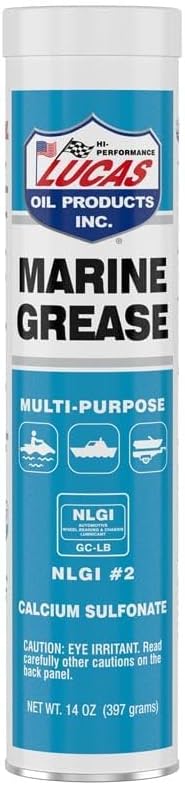 Marine Grease 10320 | Overbased Calcium Sulfonate Formula | 14 Ounce Tube | for Marine Trailer Wheel Bearing/Trailer Chassis Lubrication and Outboards | 2 Pack Special
