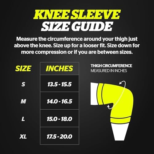 Storelli Knee Sleeve, Compression Knee Brace, Zero-Slip Silicone Band, Customizable Fit, Performance Support and Recovery, Superior Breathability