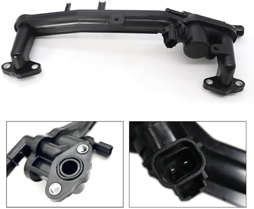 FZJDSD Aluminum Rear Coolant Water Heater Pipe with Sensor fit for Land Rover Range Rover LR4 2010-2020 fit for Jaguar XF XJ XK 5.0L V8 Replace LR109402 LR018273 LR077042 AJ814007 Heater Manifold