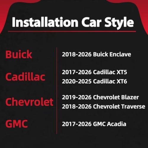 A3212C Engine Air Filter Kit Fit for 2018-2026 Chevy Traverse/ 2019-2026 Chevy Blazer/ 2017-2026 GMC Acadia/ 2018-2026 Buick Enclave/ 2017-2026 Cadillac XT5 A3212C 23321606