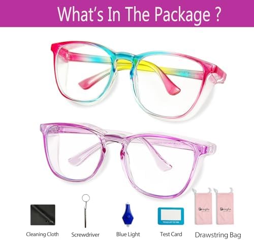 Feaglo Safety Glasses, Anti Fog Safety Goggles for Women Men, Blue Light Blocking Stylish Eye Protection Glasses Side Shield