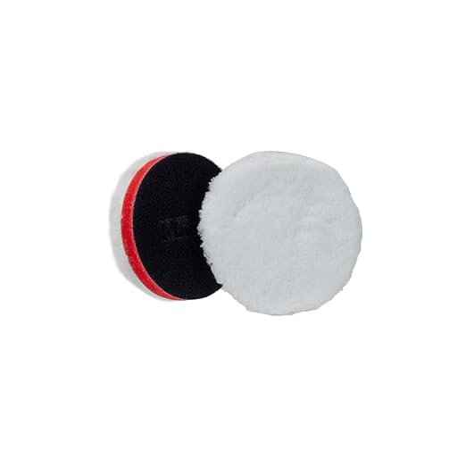 Maxshine 3" Universal Microfiber Polishing Foam Pad for Finishing – Ultra-Soft Microfiber with Hook & Loop – Compatible with DA & Rotary Polishers – Ideal for Final Polishing Steps