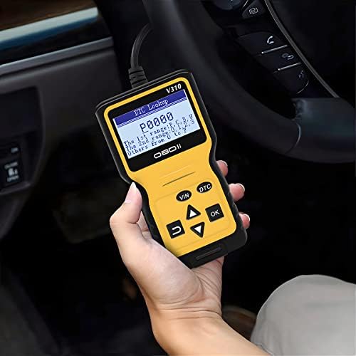 AUCELI OBD2 Scanner Code Reader for Car Check Engine, Yellow