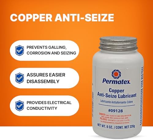 Permatex 09128 Copper Anti-Seize Lubricant, 8 oz.