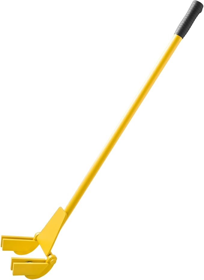 VEVOR Pallet Buster Tool with 41‘’ Carbon Steel Handle, Heavy Duty Wrecking Pry Bar, Articulating Head Deck Board Removal Tool for Non-Damaging Wooden Pallet & Deck Removal