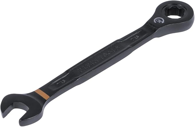 KLEIN TOOLS 69408G Ratcheting Combination Wrench Set, SAE, 8-Piece, 5/16 to 3/4-Inch, Steel Alloy, Foam Pouch, 90-Tooth