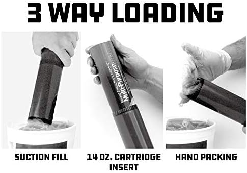 Powerbuilt 4,500 PSI Heavy Duty Lever Grease Gun, Anodized Aluminum Barrel with Rubber Grip, Includes Flex Hose, Rigid Pipe & Coupler – 940756