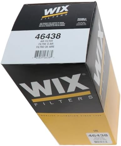 WIX 46438 Radial Seal Outer Air Filter Compatible with Cat, Komatsu, Kohler, Kubota, Ford/New Holland, John Deere, Vermeer, Yanmar - Commonly Used with 42985 Inner