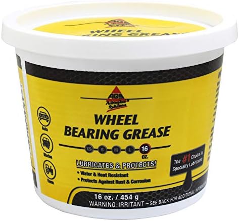 AGS Automotive Solutions - Wheel Bearing Grease, Tub, 16 oz, Superior Lubrication in Extreme Conditions, Prevents Premature Wear and Tear, Maximum Rust and Corrosion Protection,