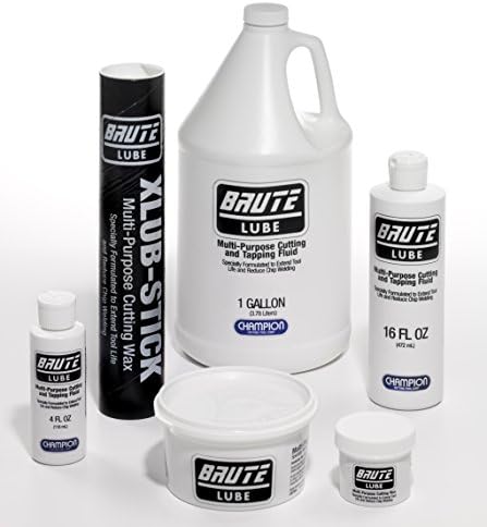Champion Cutting Tool BruteLube 16 oz Tub Cutting Wax Lubricant: XLUB-WAX-16