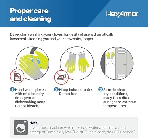 HexArmor Helix Impact Resistant & A1-A9 Cut-Resistant Work Gloves – High-Dexterity Nitrile Grip Industrial Safety Gloves