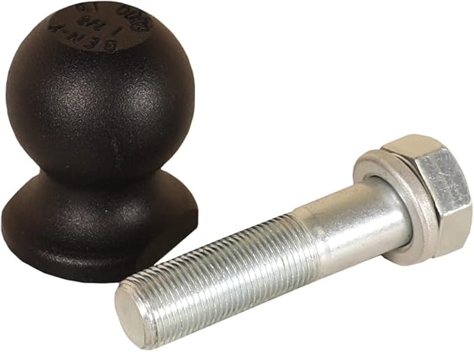 GEN-Y Hitch Bolt-On 1-7/8" Ball Mount Compatible with GEN-Y Dual-Ball Mount - 6,000 LB Towing Capacity - 600 LB Tongue Weight
