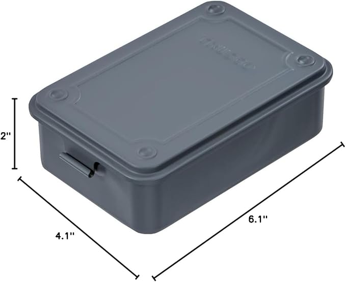 Trusco Nakayama T-150DG Trunk Tool Box, 6.1 x 4.1 x 2.0 inches (154 x 105 x 52 cm), Arsenal Gray