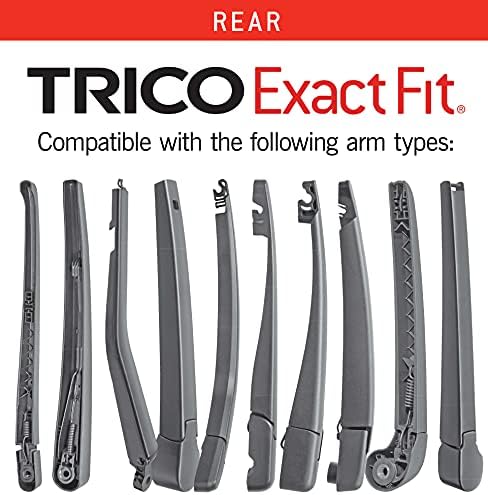 TRICO Exact Fit 13 Inch Rear Wiper Blade Fits Select BMW, Volkswagen, And Volvo Model Years, Part number 13-G