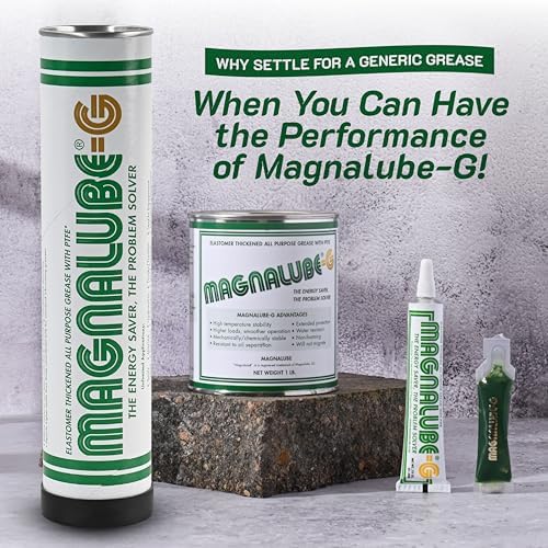 Magnalube-G All-Purpose PTFE Grease, Heavy-Duty - 1 lb Can, 3 Pack
