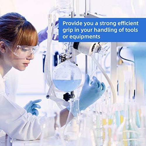 Wostar Nitrile Disposable Gloves Powder & Latex Free 4mil Touch Screen Disposable Non-Sterile Nitrile Exam Gloves