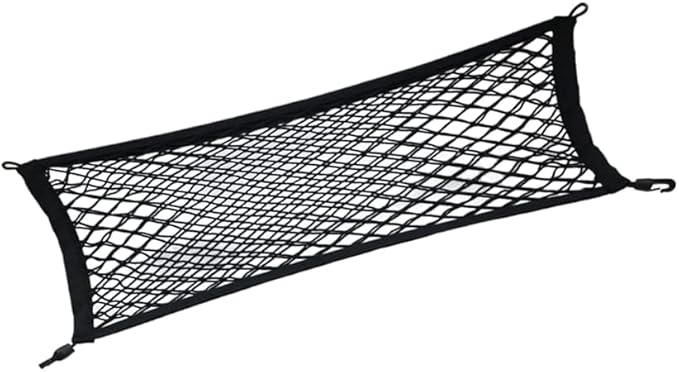 BestEvMod Envelope Style Front Trunk Frunk Cargo Net Compatible with 2026 2025 2022-2024 Ford F-150 Lightning Accessories Extra Strong Hook Stretchable Elastic Mesh (Stand Envelope Net)