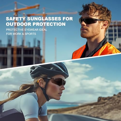 ProtectX Safety Glasses for Men & Women, Safety Sunglasses