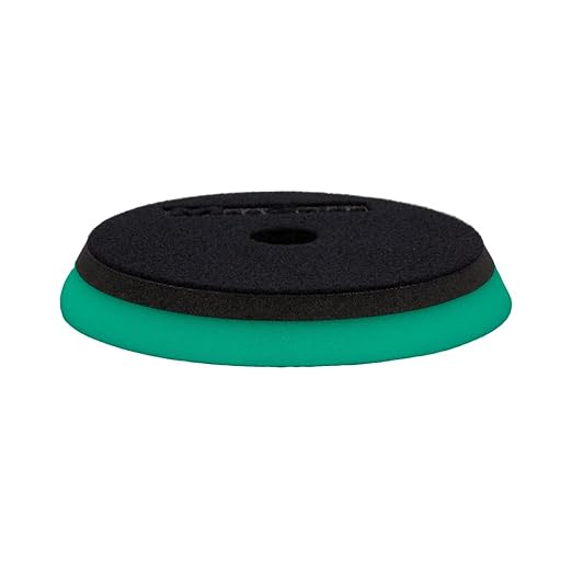 Maxshine 5“ Universal Polishing Foam Pad for Cutting – Low Profile Hook & Loop with Rubber Backing – Compatible with Long Throw DA Polishers – EVA Foam for Heat & Pressure Absorption