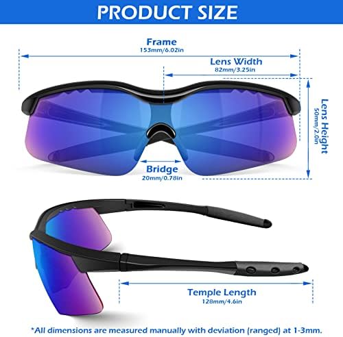 OXG 6 Pack Tinted Safety Glasses for Men Women, ANSI Z87.1 Eye Protection