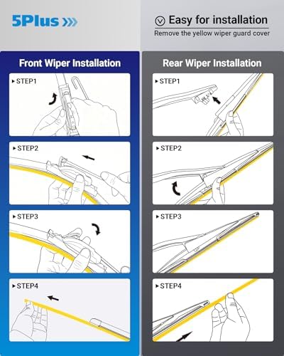 5 PLUS Custom-Fit Wipers fits 2009-2015 Ford Expedition Windshield Wipers